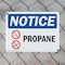 Signmission Propane OSHA Notice Sign, Plastic, 10in W x 7in L, 2PK OS-2PACK-NS-P-710-L-17893 - alternate 5